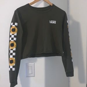 green vans long sleeve